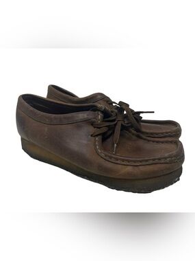 Clark Original Wallabee Leather Lace up Shoes Classic Moc-Toe Minimalist Neutral